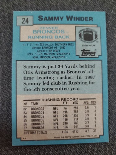 1988 Topps Football Base Cards You Pick Complete Your Set #'s 1-200 Free Ship - Picture 39 of 391