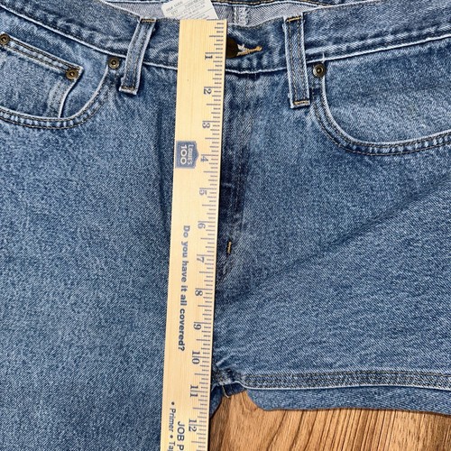 Jeans Carhartt Relaxed Traditional Fit blu abbigliamento da lavoro denim taglia 35x30 B480-DPS - Foto 4 di 8