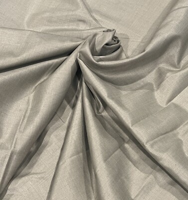 slim fit dress slacks Charcoal Gray Silk Gazar Fabric