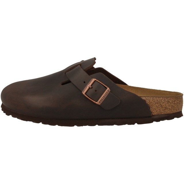 Birkenstock Boston Nubukleder Clogs Schuhe habana 860133 Pantolette Weite schmal Birkenstock Boston Nubukleder Clogs Schuhe habana 860133 Pantolette Weite schmal