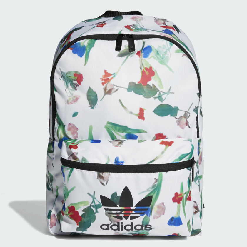 adidas backpack flower