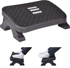 Home Office Under Desk Footrest Stool Ergonomic Foot Stool with Massage Rollers