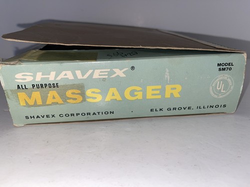 Vintage 1950’s Shavex All Purpose Massager With 4 All Purpose Attachments Works - Picture 6 of 11
