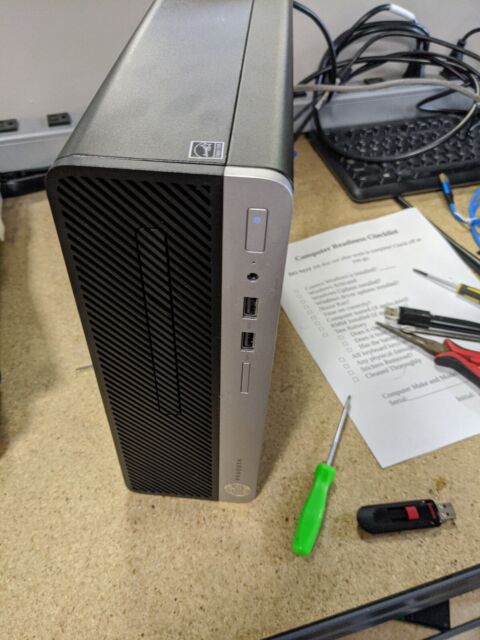 HP ProDesk 400 G5 SFF Desktop PC 3.60GHz Core i3-8100 16GB RAM 256 SSD 11 pro HP ProDesk 400 G5 SFF Desktop PC 3.60GHz Core i3-8100 16GB RAM 256 SSD 11 pro
