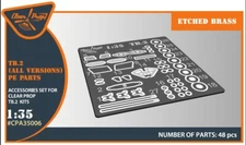 TB.2 PE parts for CP kit Aircraft accessories 1/35 Clear Prop 35006