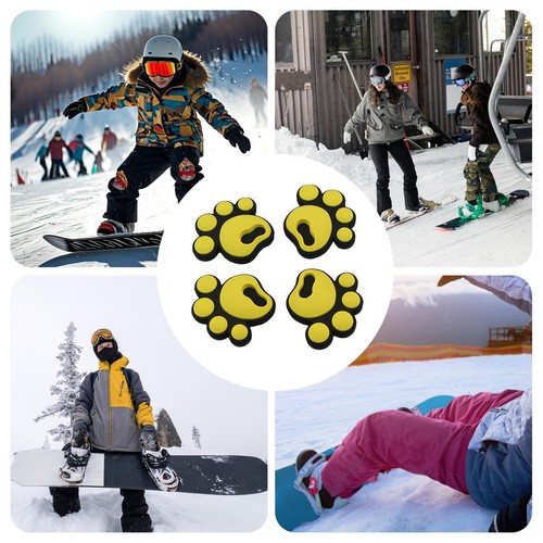 4PCS Snowboard Stomp Pad Self-Adhesive Snowboard Foot Pads Anti-slip - Picture 12 of 16
