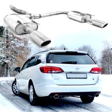 FOX Endschalldämpfer ESD je 1x115x85mm für Opel Astra K Sports Tourer 1.6l Turbo