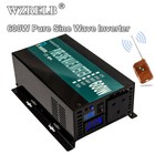 600W Spannungswandler Reiner Sinus Wechselrichter 48V auf 240V Motor PKW LKW Solar