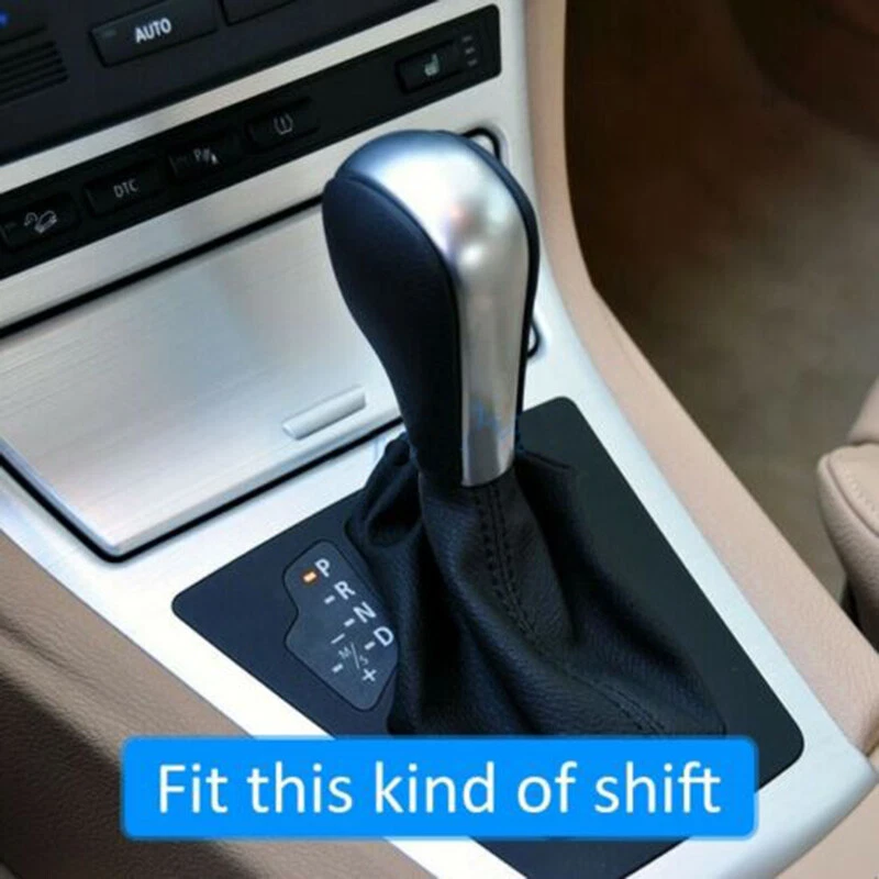 Cubierta de perilla de cambio de marchas de fibra de carbono para BMW Serie 3 5 X5 X3 E60 E61 E90 E83 E53 Foto 3 de 4