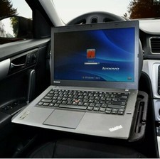 Portable Car Laptop and Food Steering Wheel Tray Black Table Car Eating Desk