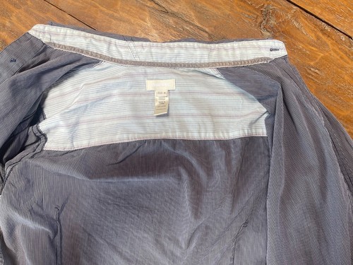 Men’s Diesel Button Down 100 percent cotton  Blue striped shirt size M  - Picture 6 of 12