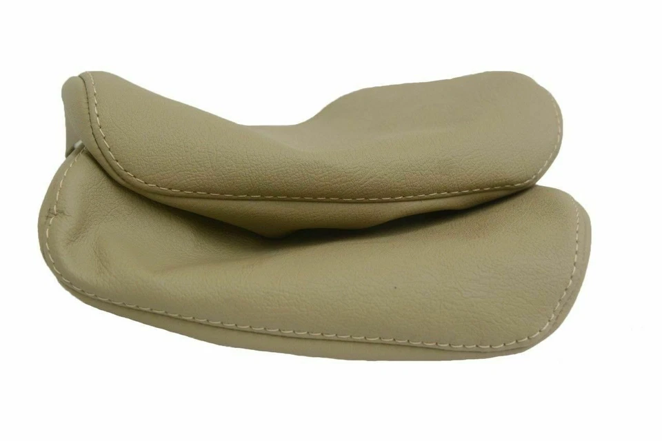 Fits 09-16 Lincoln MKS Synthetic Leather Center Console Armrest Cover Beige - Image 4 of 4