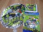 The Adventures of Batman & Robin Carnival Capers 3pc Lot Party Supplies 1997 New
