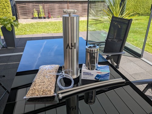 Kaltrauchgenerator KRG 3.5 Premium-SET Überwurfmutter - Raucherzeuger 12-14h - Bild 1 von 14