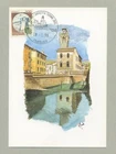 PORRETTA TERME PHILATELIC POSTCARD 1996 MAXI CARD