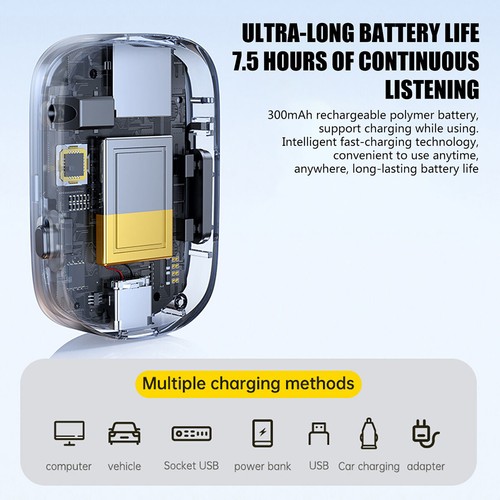 DC 5V Bluetooth 5.3 USB Wireless Transmitter Receiver Audio Adapter 3.5mm Aux - Afbeelding 11 van 11