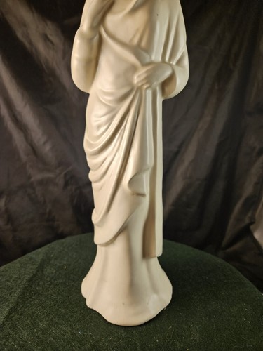 Vintage Jungfrau Maria Keramik Figur California Pottery? Satinierte Glasur matt - Bild 2 von 7