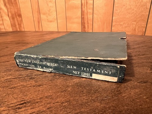 Oxford Cambridge NEB NT New English Bible Black Leather Art Gilt 130H - Picture 2 of 12