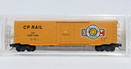 CP Rail. N Scale. 50' Box Car SPD, no R/walk. "Alaska Highway Rendezvous". New. - Picture 2 of 4