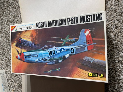 1/48 Nichimo P-51D “Mustang” Kit # 4801-250. Open Box, Sealed Sprues. - Picture 1 of 11