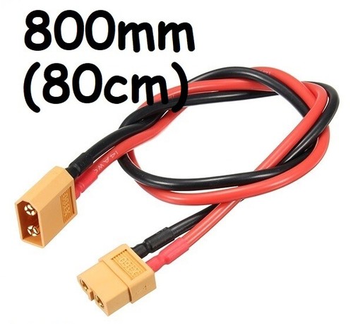 XT60 Extension Lead Wire Cable XT-60 Male-Female 10cm-100cm 1M. 14AWG UK Seller - Picture 8 of 20