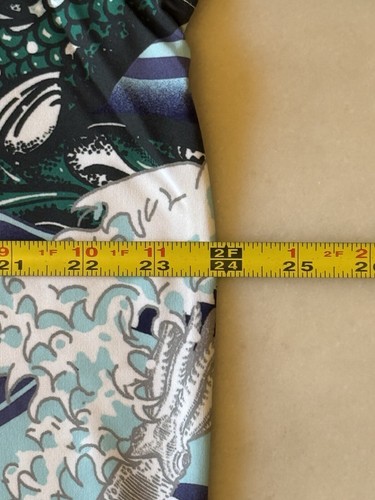 Greyson Golf Performance Fabric Mythical Sea Pattern Polo Golf Shirt NWT L $118 - Picture 7 of 22