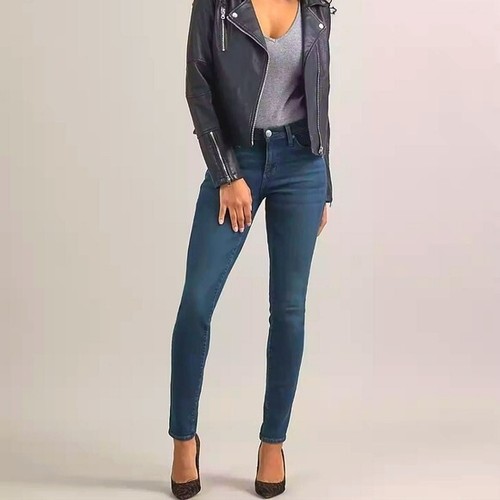 Rock & Republic Women's Skinny Jeans Size 6 Blue Denim Berlin Mid Rise Stretchy - Picture 3 of 16