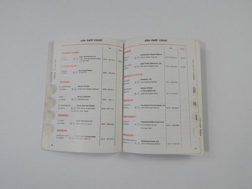 Original Ferrari 1984 Directorio de concesionarios Manual 288 308 Mondial - Imagen 8 de 12