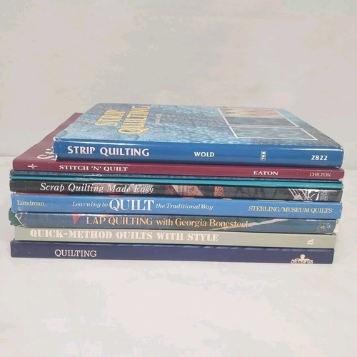 Quilting Books Lot of 9 Great Quilt Patterns Instructions Strip Scrap Lap Quick