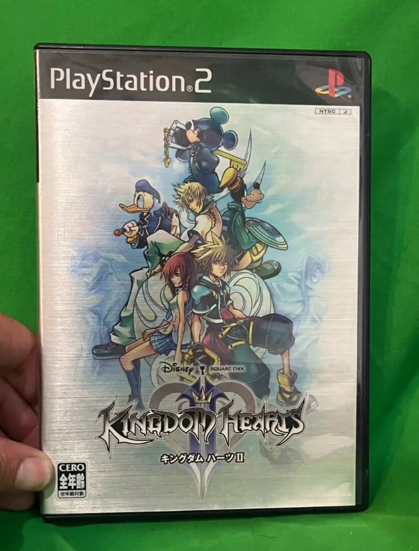 PS2 Kingdom Hearts 2 II Japan Import SQUARE Sony Playstation 2