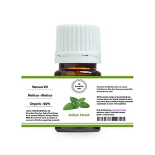 INDIAN STREET MELISSA PURE THERAPEUTIC GRADE ESSENTIAL OIL 3ML TO 100ML