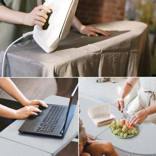 Mesa De Planchar Plegable De Metal Retractil De Calidad Estable Tabla Para Iron - Picture 7 of 12