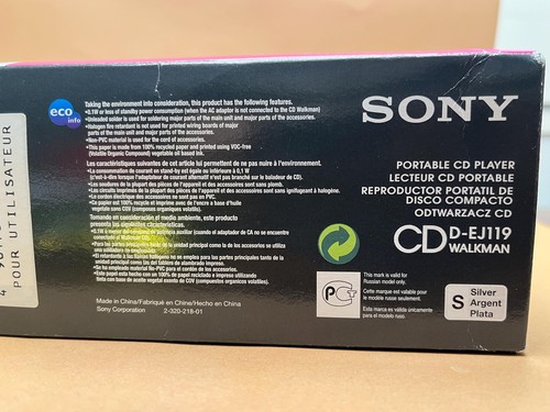 Sony Walkman D-EJ119 CD Player • Silver Time Capsule - Picture 6 of 10