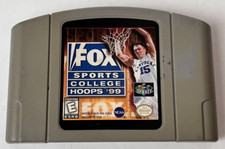 Fox Sports College Hoops '99 (Nintendo 64, 1998) N64 Cart Only Tested