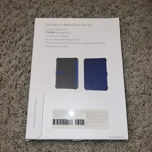 1L MIB Nook Glowlight Plus Book Cover with Tab 7.8” Book Club Design   - Picture 2 of 2