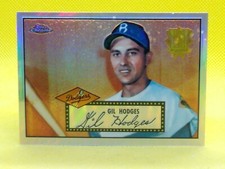 Gil Hodges 2002 Topps Chrome 1952 REPRINT REFRACTOR #52R-12
