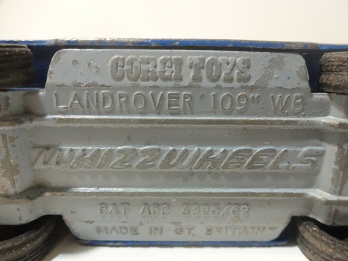 Vintage 1970's Corgi Toys WhizzWheels Land Rover 109' WB W/HITCH - SEE PICS - Picture 5 of 7