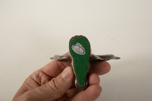 Gorham Silverplate Longhorn Bull (B5B) fermacarte (JSF6) vintage Western Americana - Foto 18 di 22