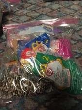 1999 McDonalds Happy Meal Ty Teenie Beanie Babies Complete Set 1-12