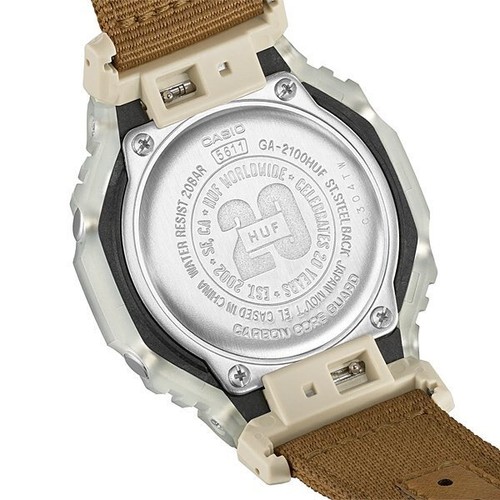 流行 新品未使用☆G-SHOCK☆HUF20周年☆コラボGA-2100HUF-5AJR 腕時計