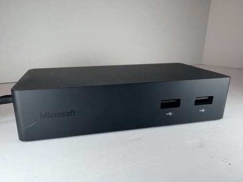 Microsoft Surface Pro Dock 3 4 5 6 7 X Book Go 1661 PF3-00005 PD9-00003 w/ AC - Picture 1 of 6