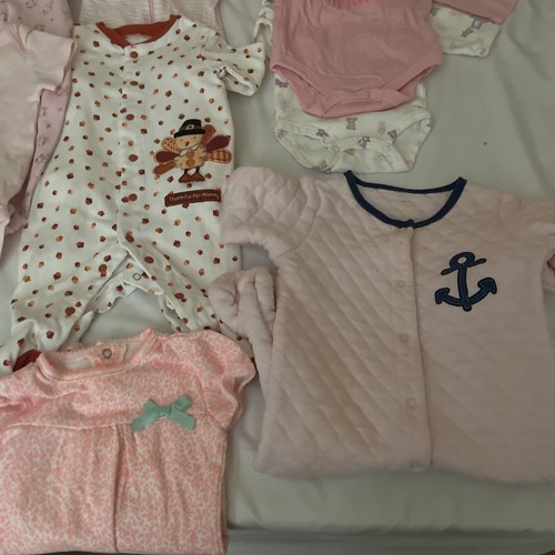 Lot Baby Girl Clothes Newborn , 3 , 6-9 , 12 Months Carter Chick Pea Circo - Picture 5 of 10