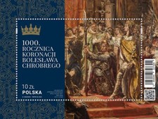 Poland 2025. Coronation of the first King of Poland Bolesław Chrobry. J. Matejko