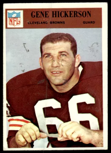 1966 Philadelphia Gene Hickerson * RC Cleveland Browns #45
