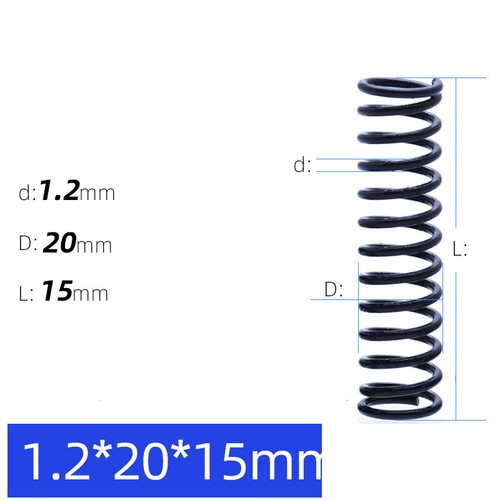 Druckfeder Stahl 1,2 mm Drahtdurchmesser 6 mm - 20 mm Außendurchmesser kleine Druckfedern - Bild 132 von 139