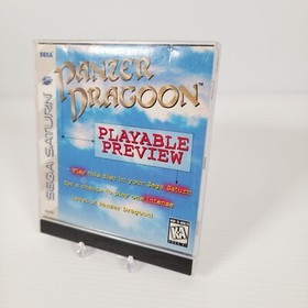 Panzer Dragoon Playable Preview Saturn (Sega, 1995) Demo Paper Sleeve Tested 