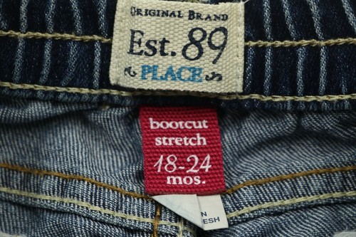 Childrens Place Circo Baby Girl Lot 3 Jeans Shorts Top Outfit Set Size 18 Months - Picture 6 of 9