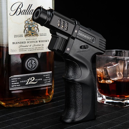 Jet Spray Lighter Kitchen Cooking Windproof Turbo Jewelry Welding Cigar Lighter - Bild 6 von 13