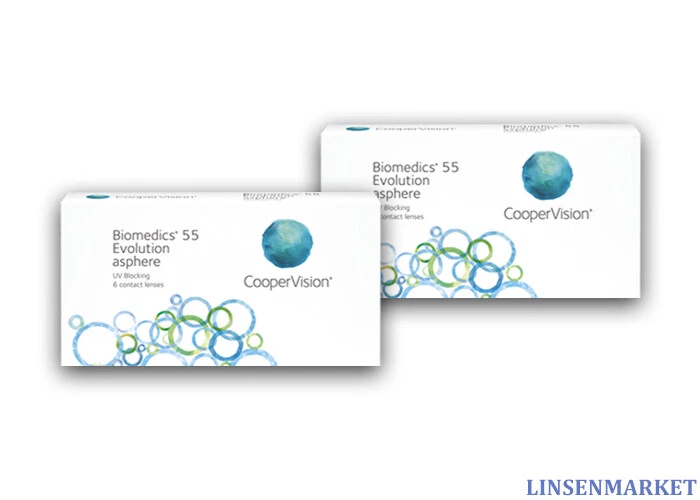 Biomedics 55 Evolution UV CooperVision 2x6 Kontaktlinsen