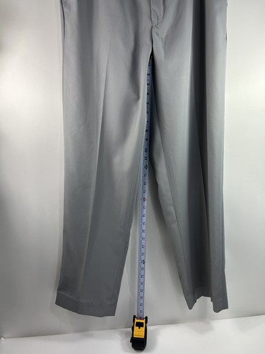Alan Flusser Golf Pants Men's Sz 36x32 Gray Flat Front - Picture 4 of 9